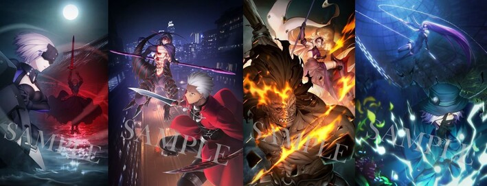 劇場来場特典 Fate Grand Order Ufotable描き下ろし概念礼装 イラスト4種解禁 News 劇場版 Fate Stay Night Heaven S Feel